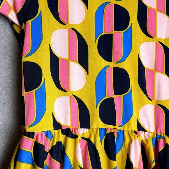 Dot Dot Smile Girls NEW Retro Flare Twirl Party Birthday Pre-School Dress 3/4T - Picture 3 of 6